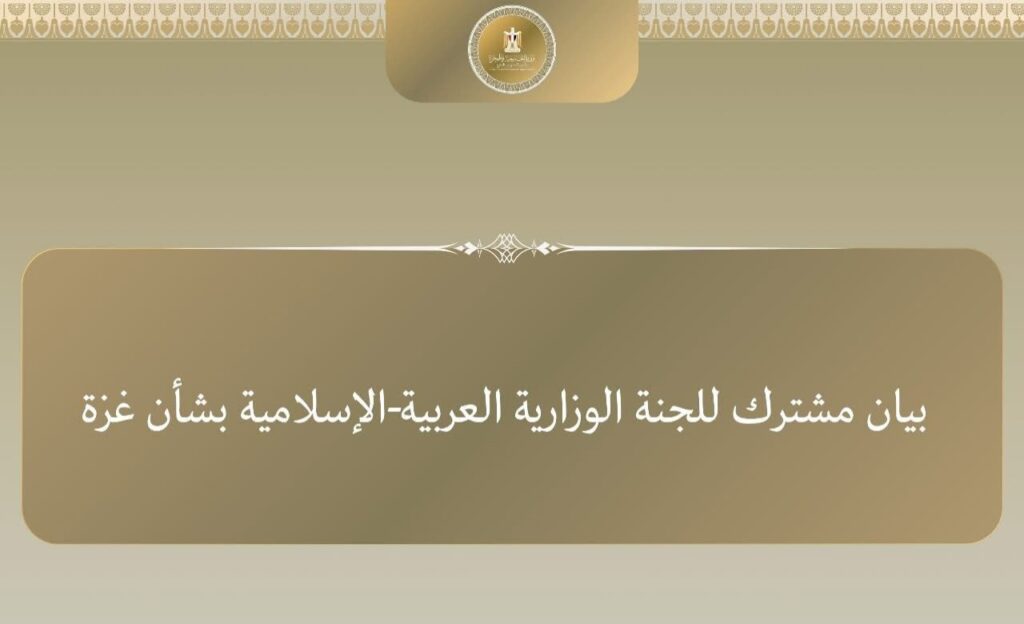 اللجنة العربية الإسلامية: لا لتهجير اهل غزة