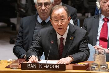 بان كي مون يحذر من تهميش مجلس الأمن فقدان اهميته