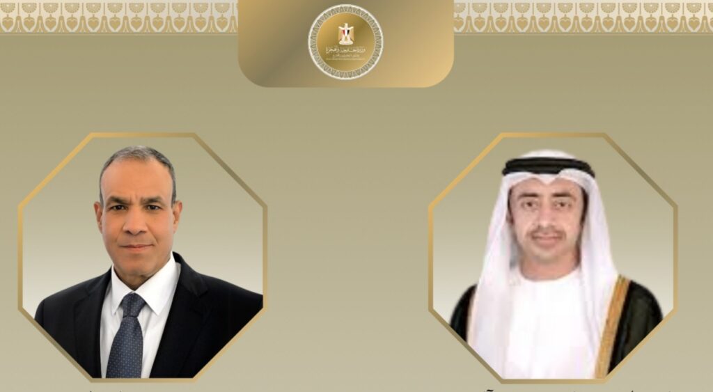 وزير خارجية مصر يبحث مع نظيره الاماراتي تطورات الأوضاع في اليمن